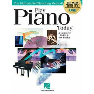 Play Piano Today! All-In-One Beginner's Pack: Includes Book 1, Book 2, Audio & Video, Paperback - Sharon Stosur imagine