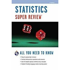 Statistics Super Review, Paperback - Editors of Rea imagine
