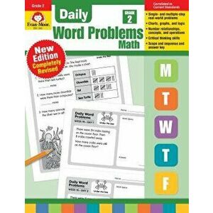 Daily Word Problems, Grade 2, Paperback - Evan-Moor imagine
