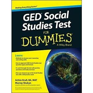 GED Social Studies for Dummies, Paperback - Achim K. Krull imagine