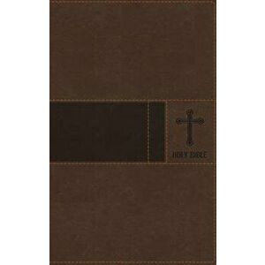 Niv, Premium Gift Bible, Leathersoft, Brown, Red Letter Edition, Indexed, Comfort Print - Zondervan imagine