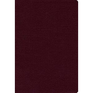 NIV, Thinline Bible, Bonded Leather, Burgundy, Red Letter Edition - Zondervan imagine