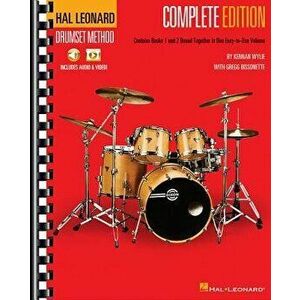 Hal Leonard Drumset Method - Complete Edition: Books 1 & 2 with Video and Audio, Paperback - Kennan Wylie imagine