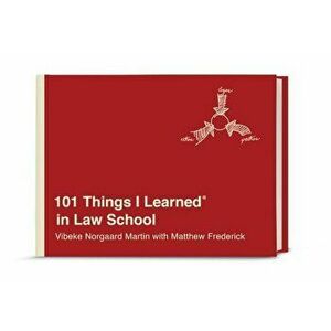 101 Things I Learned(r) in Law School - Vibeke Norgaard Martin imagine