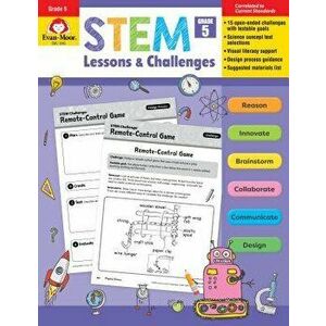Stem Lessons and Challenges, Grade 5, Paperback - Evan-Moor imagine