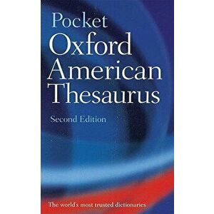 Pocket Oxford American Thesaurus, 2e, Paperback - Oxford University Press imagine