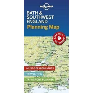 Lonely Planet Bath & Southwest England Planning Map, Paperback - Lonely Planet imagine