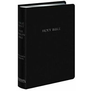 Large Print Wide Margin Bible-KJV - Hendrickson Bibles imagine