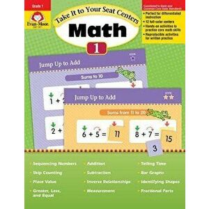 Take It to Your Seat Math Centers Grade 1, Paperback - Evan-Moor Educational Publishers imagine