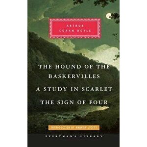 The Hound of the Baskervilles, a Study in Scarlet, the Sign of Four, Hardcover - Arthur Conan Doyle imagine