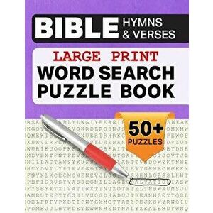 Large Print Word Search Puzzle Book Bible Verses and Hymns: Brain-Boosting Fun and Entertainment for Seniors, Adults, and Kids., Paperback - Belle Act imagine