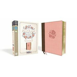 NIV, Journal the Word Bible for Women, Leathersoft, Pink, Red Letter Edition, Comfort Print: 500+ Prompts to Encourage Journaling and Reflection - Zon imagine