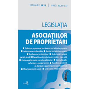 Legislatia Asociatiilor de proprietari. Ianuarie 2021 - *** imagine