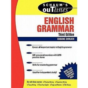 Schaum's Outline of English Grammar, Paperback - Eugene H. Ehrlich imagine