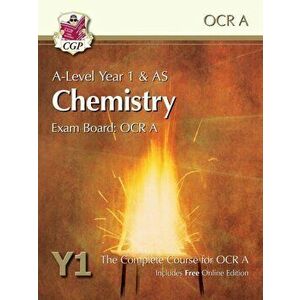 A-Level Chemistry for OCR A: Year 1 & AS Student Book with Online Edition, Paperback - *** imagine