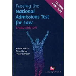 Passing the National Admissions Test for Law (LNAT), Paperback - Fraser Sampson imagine