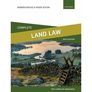 Complete Land Law. Text, Cases, and Materials, Paperback - Roger (Formerly Senior Lecturer in Law, Formerly Senior Lecturer in Law, Nottingham Trent U imagine