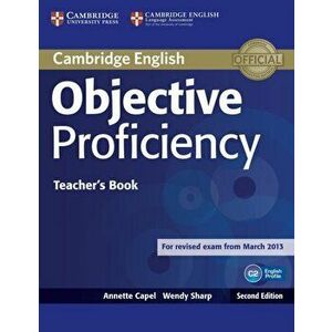Objective Proficiency Teacher's Book, Paperback - Wendy Sharp imagine