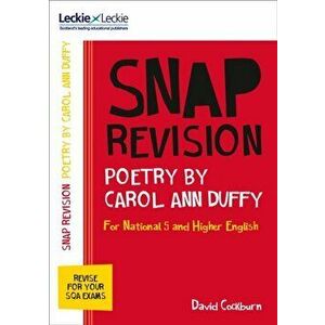National 5/Higher English Revision: Poetry by Carol Ann Duffy. Revision Guide for the New 2019 Sqa English Exams, Paperback - David Cockburn imagine