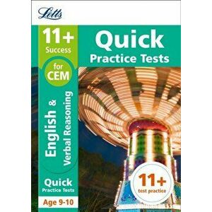 11+ English and Verbal Reasoning Quick Practice Tests Age 9-10 for the CEM Assessment tests, Paperback - *** imagine