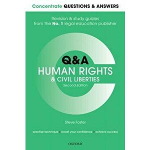Concentrate Questions and Answers Human Rights and Civil Liberties. Law Q&A Revision and Study Guide, Paperback - Steve Foster imagine