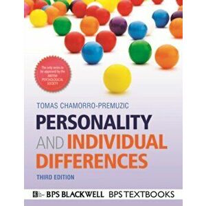 Personality and Individual Differences, Paperback - Tomas Chamorro-Premuzic imagine