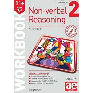 11+ Non-Verbal Reasoning Year 3/4 Workbook 2. Including Multiple Choice Test Technique, Paperback - Andrea F. Richardson imagine