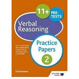 11+ Verbal Reasoning Practice Papers 2. For 11+, pre-test and independent school exams including CEM, GL and ISEB, Paperback - Chris Pearse imagine