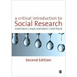 Critical Introduction to Social Research, Paperback - Nick Foard imagine