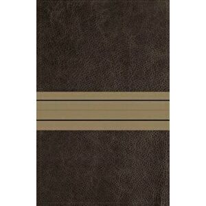 NIV, Thinline Bible, Imitation Leather, Brown, Red Letter Edition - Zondervan imagine