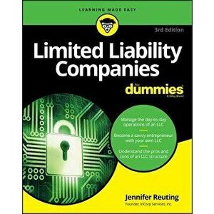 Limited Liability Companies for Dummies, Paperback - Jennifer Reuting imagine