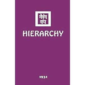 Hierarchy, Paperback - Agni Yoga Society imagine