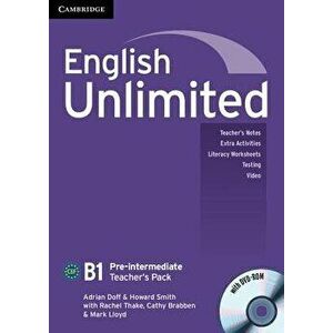 English Unlimited Pre-Intermediate Teacher's Pack (Teacher's Book with DVD-Rom) [With DVD ROM], Paperback - Adrian Doff imagine