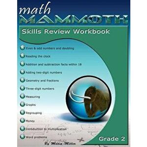 Math Mammoth Grade 2 Skills Review Workbook, Paperback - Maria Miller imagine