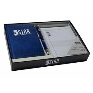 DC Comics: S.T.A.R. Labs Desktop Stationery Set (with Pen), Hardcover - Insight Editions imagine