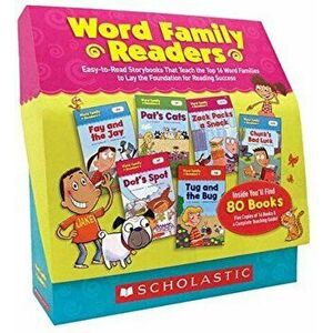 Word Family Readers Set: Easy-To-Read Storybooks That Teach the Top 16 Word Families to Lay the Foundation for Reading Success, Paperback - Liza Charl imagine