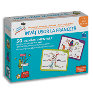 Invat usor la franceza - 50 de harti mentale pentru a intelege mai usor gramatica, ortografia, conjugarea verbelor si vocabularul limbii franceze - St imagine