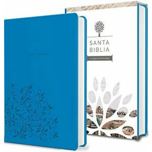 Santa Biblia Rvr 1960 - Tamao Manual, Letra Grande, Cuero de Imitacin, Color Aguamarina / Spanish Holy Bible Rvr 1960, Handy Size, Large Print, Paperb imagine