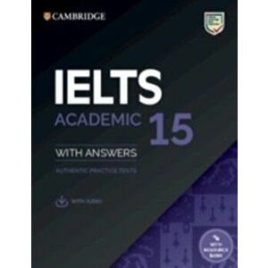 Ielts 15 Academic Student's Book with Answers with Audio with Resource Bank: Authentic Practice Tests, Paperback - *** imagine