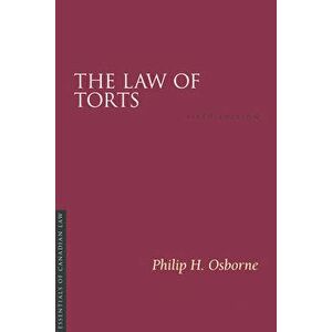 The Law of Torts, 6/E, Paperback - Philip H. Osborne imagine