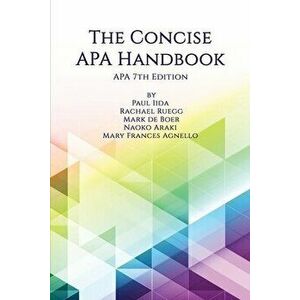 The Concise APA Handbook APA 7th Edition, Paperback - Paul Iida imagine