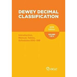 Dewey Decimal Classification, January 2019, Volume 1 of 4, Paperback - *** imagine