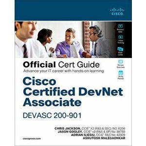 Cisco Certified Devnet Associate Devasc 200-901 Official Cert Guide, Hardcover - Chris Jackson imagine