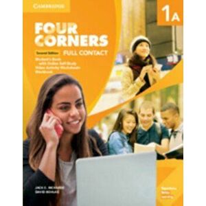 Four Corners Level 1a Full Contact with Online Self-Study, Hardcover - Jack C. Richards imagine