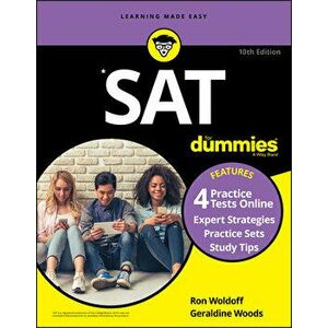 SAT for Dummies: Book4 Practice Tests Online, Paperback - Ron Woldoff imagine
