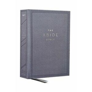 NET, Abide Bible, Cloth over Board, Blue, Comfort Print. Holy Bible, Hardback - *** imagine