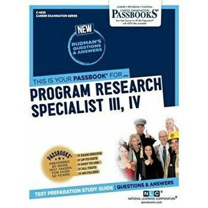 Program Research Specialist III/IV, Paperback - *** imagine