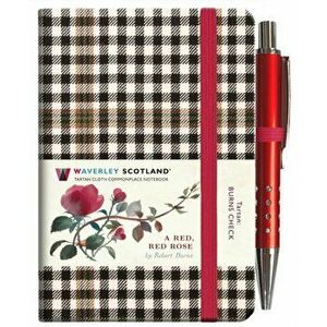 Red, Red Rose Tartan Notebook (mini with pen) (Burns check tartan), Hardback - Waverley Scotland imagine
