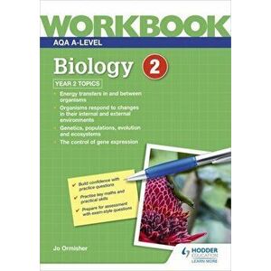 AQA A-level Biology Workbook 2, Paperback - Jo Ormisher imagine