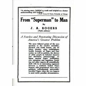 From "superman" to Man, Hardcover - J. A. Rogers imagine